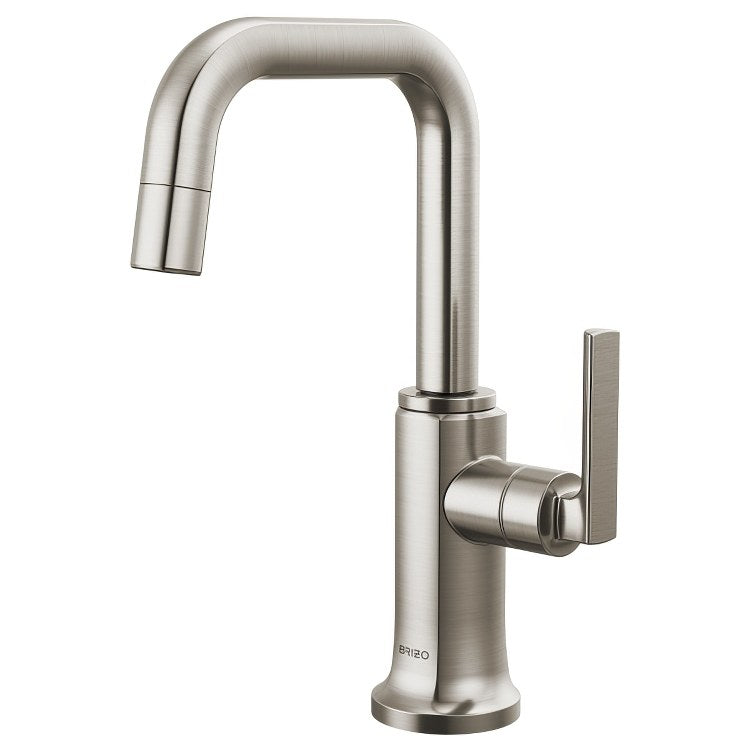 Beverage Faucet Kintsu Square 1 Lever Lumicoat Polished Chrome - Frankwebs