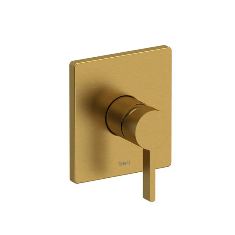 Pressure Balance Valve Trim Paradox Type P 1 Lever Brushed Gold ADA 5.8 Gallons per Minute Brass 6-1/8 Inch - Frankwebs