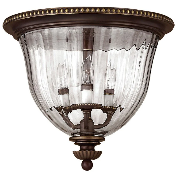 Cambridge Three-Light Flush Mount Ceiling Light - Frankwebs