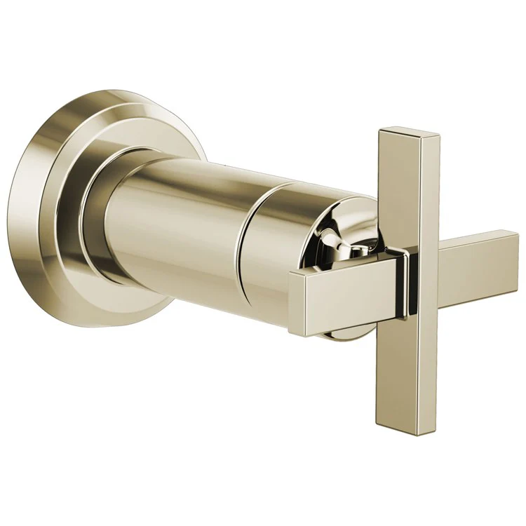 Volume Control Trim Levoir Sensori 1 Cross Brilliance Luxe Gold ADA Brass 4 Inch - Frankwebs