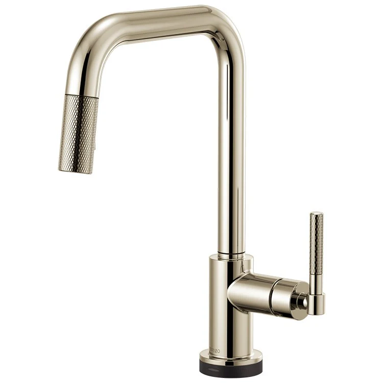 Litze Single Handle SmartTouch Pull Down Faucet with Square Spout/Knurled Handle - Frankwebs