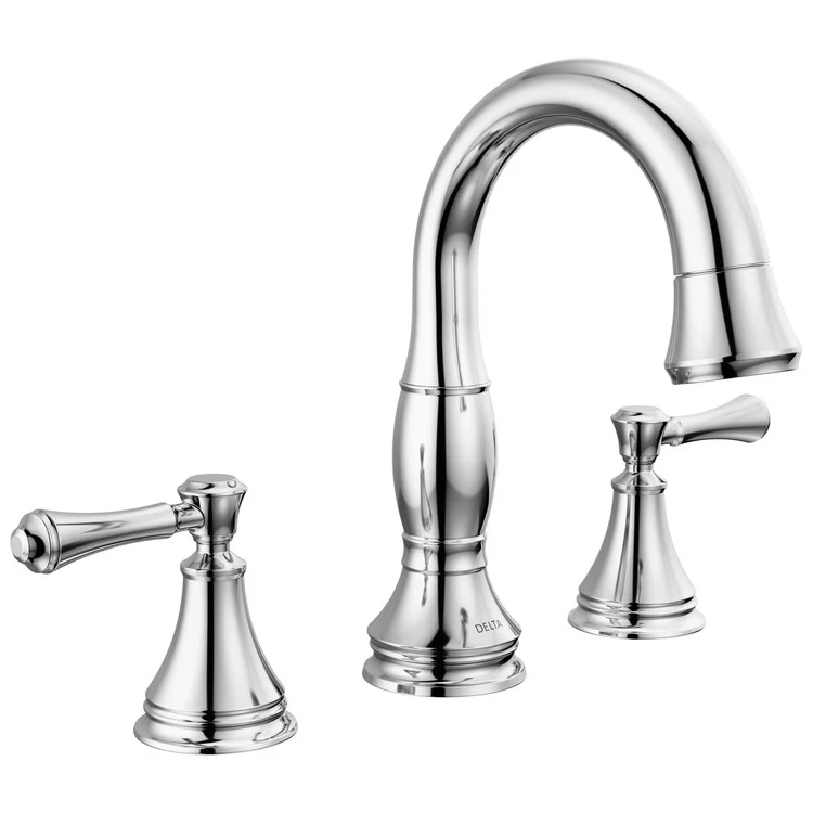 Lavatory Faucet Cassidy Widespread 4-16 Inch Spread 2 Lever ADA WaterSense Chrome Pull Down 1.2 Gallons per Minute - Frankwebs