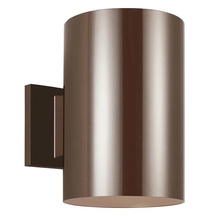 Outdoor Cylinders Single-Light LED Large Outdoor Wall Sconce - Frankwebs