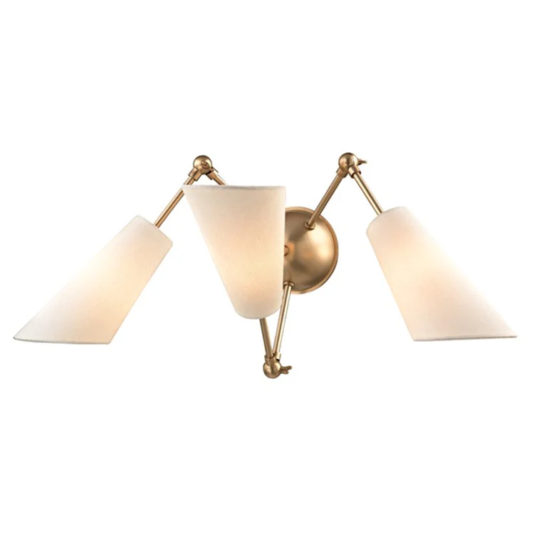 Buckingham Three-Light Wall Sconce - Frankwebs