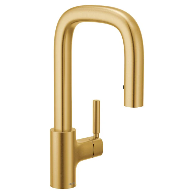 Bar Faucet Tenon 1 Lever ADA CALGreen Brushed Gold PowerBoost 1.5 Gallons per Minute - Frankwebs
