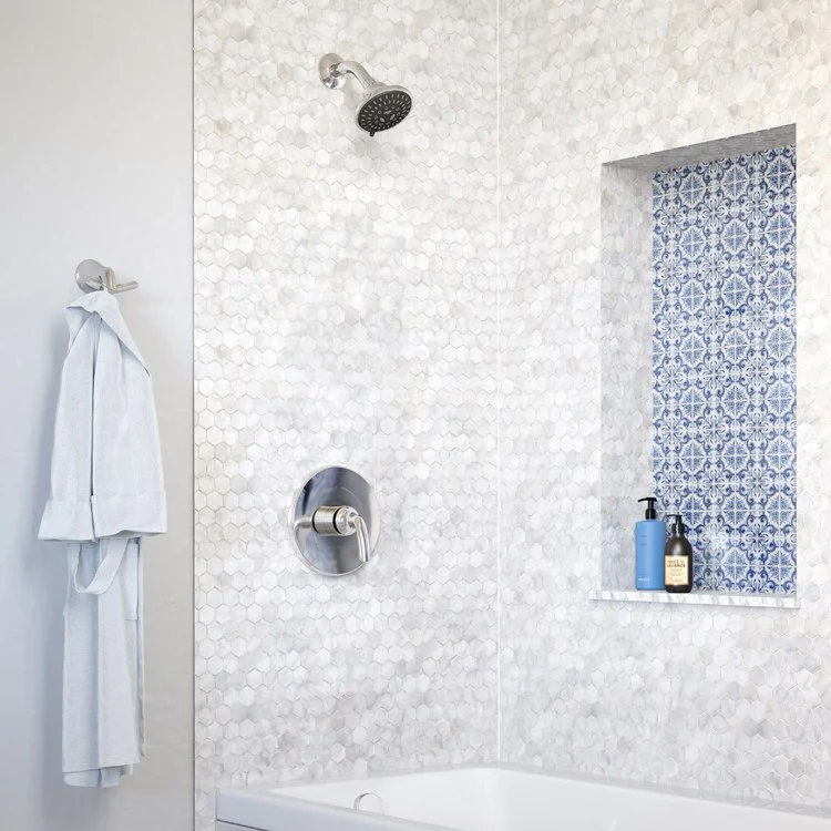 Elm Single Handle Wall-Mount Shower Trim Kit without Valve - Frankwebs