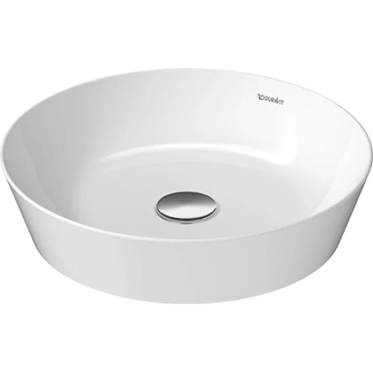 Lavatory Sink Cape Cod Above Counter Less Overflow 16-7/8 x 16-7/8 Inch Round White - Frankwebs