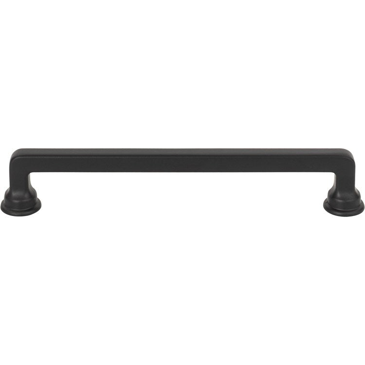 Drawer Pull Atlas Oskar Matte Black Zinc Alloy 6-5/16 Inch - Frankwebs