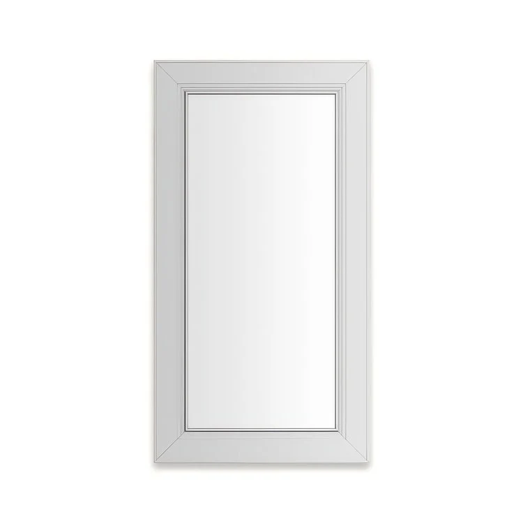 Medicine Cabinet Main Line 16 x 30 Inch 1 Doors Framed Mirror Nickel Flat Top Merion Frame Slow Close Hinges 4 Inch - Frankwebs