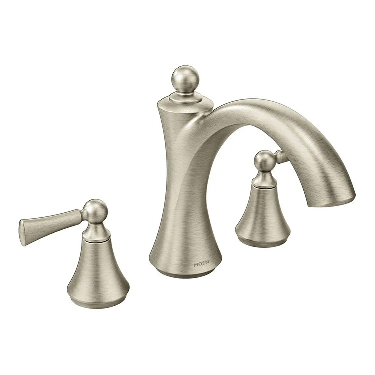 Wynford Two Handle Roman Tub Faucet with Lever Handles - Frankwebs