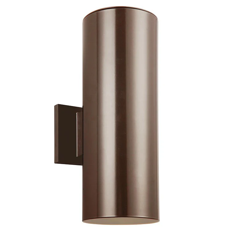 Outdoor Cylinders Two-Light LED Outdoor Wall Sconce - Frankwebs