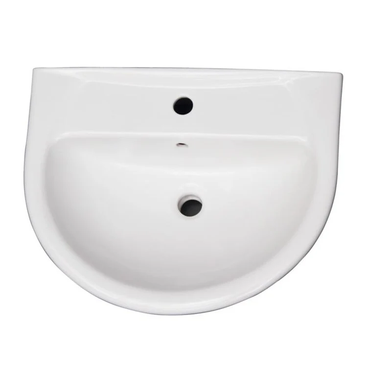 Pedestal Top Karla 505 20 Inch White Vitreous China - Frankwebs