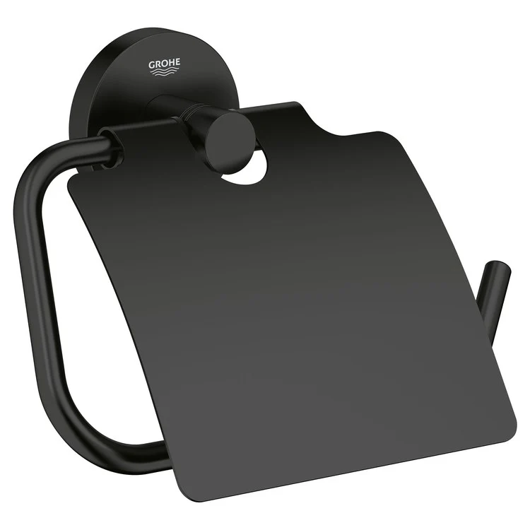 Essentials Post Open Toilet Paper Holder with Cover - Frankwebs