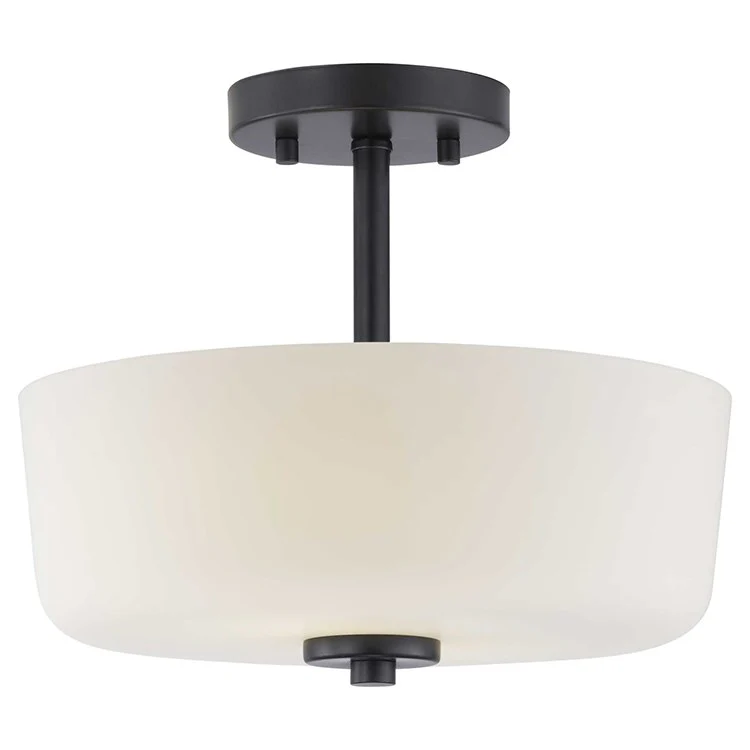 Tobin Two-Light Convertible Semi-Flush Mount Ceiling Fixture/Pendant - Frankwebs