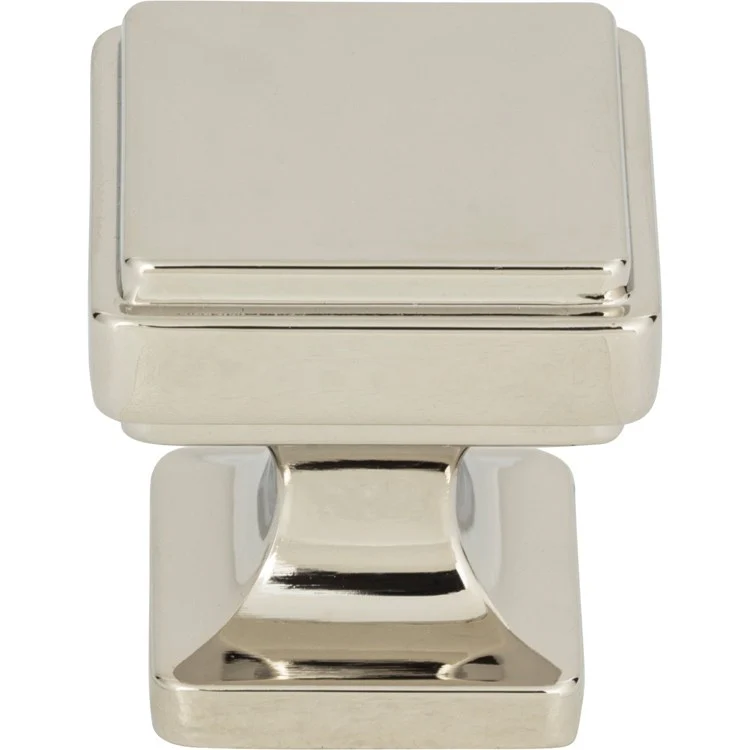 Knob Atlas Kate Polished Nickel Zinc Alloy 1-1/8 Inch - Frankwebs