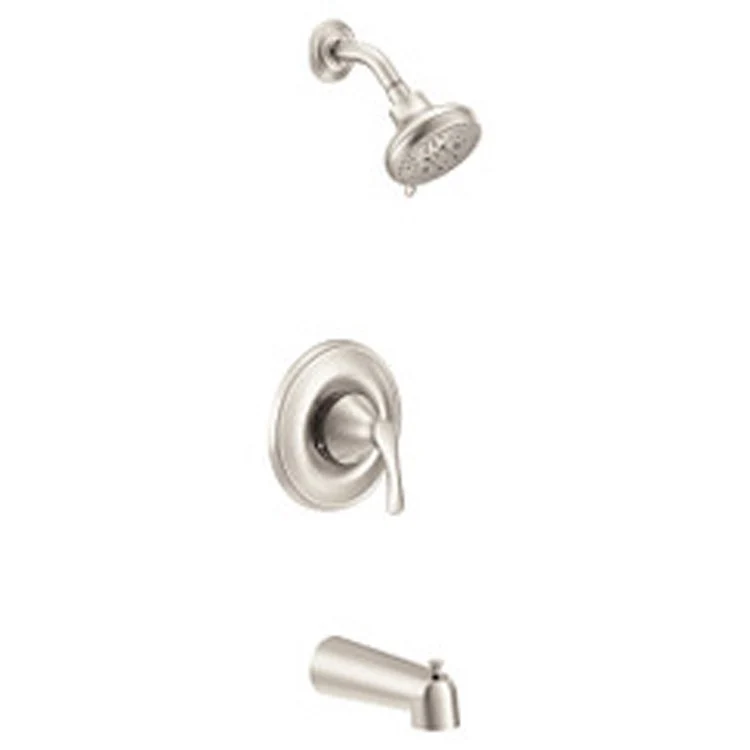 Tub and Shower Trim Seena Posi-Temp Eco-Performance 1 Lever Spot Resist Brushed Nickel ADA 1.75 Gallons per Minute - Frankwebs