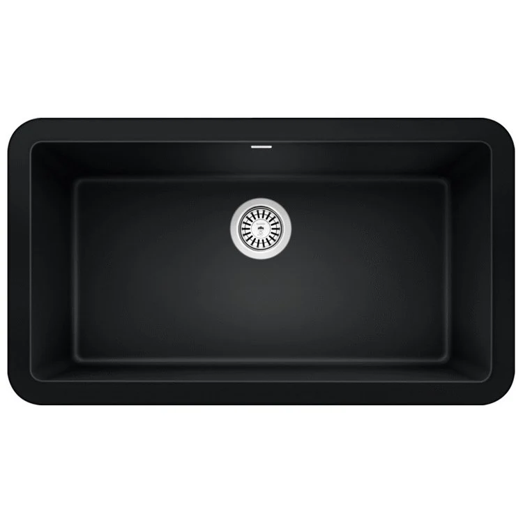Kitchen Sink Ikon 33 x 19 Inch Single Bowl Apron Front Coal Black Farmhouse - Frankwebs