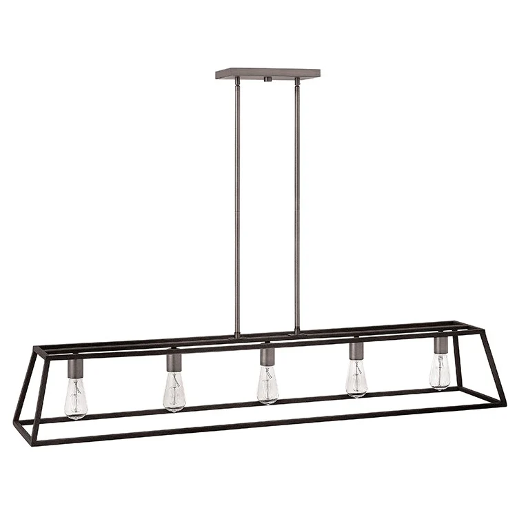 Fulton Five-Light Linear Downlight Chandelier - Frankwebs
