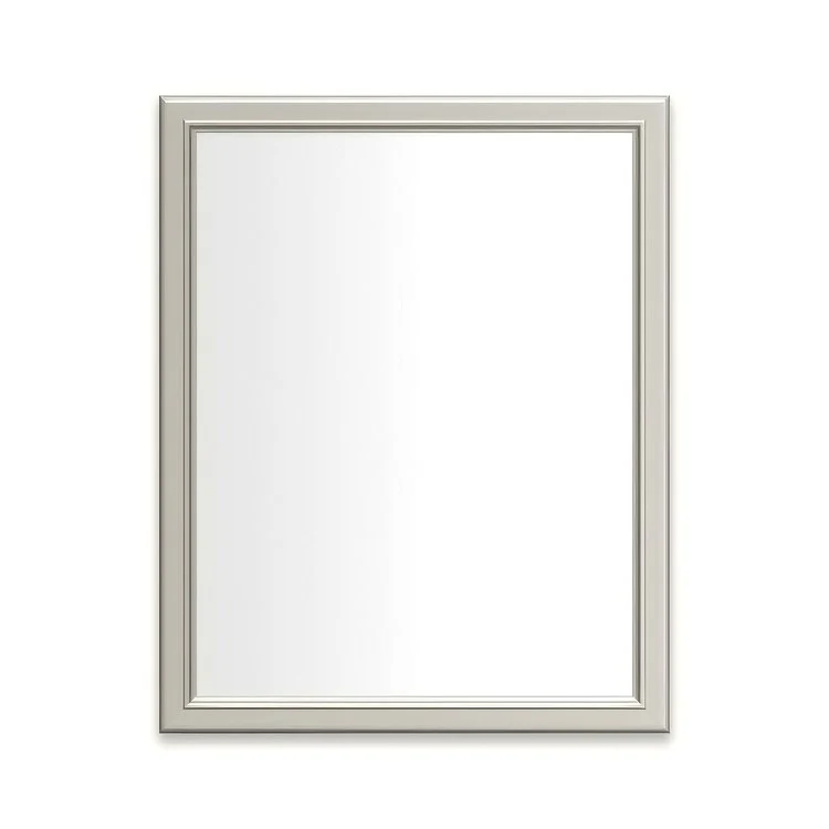 Medicine Cabinet Main Line 24W x 30H Inch 1 Doors Framed Mirror Polished Nickel Flat Top Bryn Mawr Frame Slow Close Hinges 4 Inch - Frankwebs