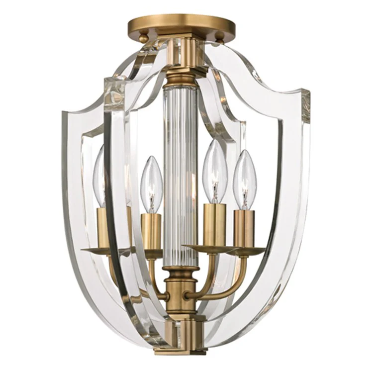 Arietta Four-Light Flush Mount Ceiling Fixture - Frankwebs