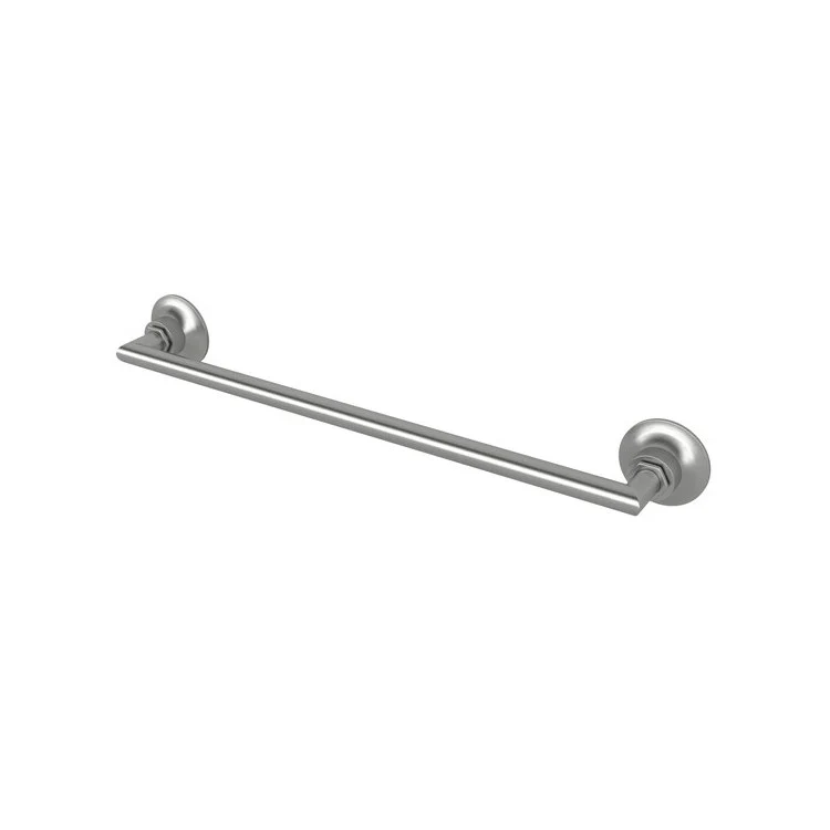 Towel Bar Graceline 18 Inch Polished Nickel Brass 2-13/64 Inch Wall Mount - Frankwebs