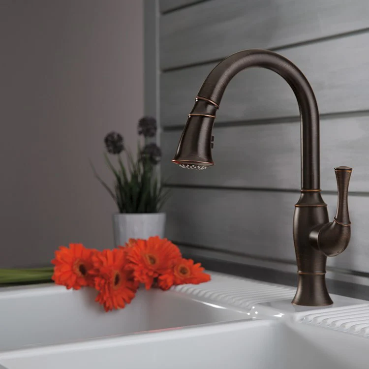 Talo Single Handle Pull Down Kitchen Faucet - Frankwebs