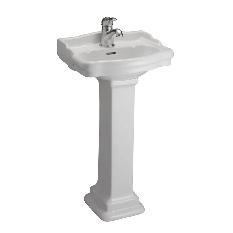 Pedestal Lavatory Stanford 460 Bisque Oval - Frankwebs
