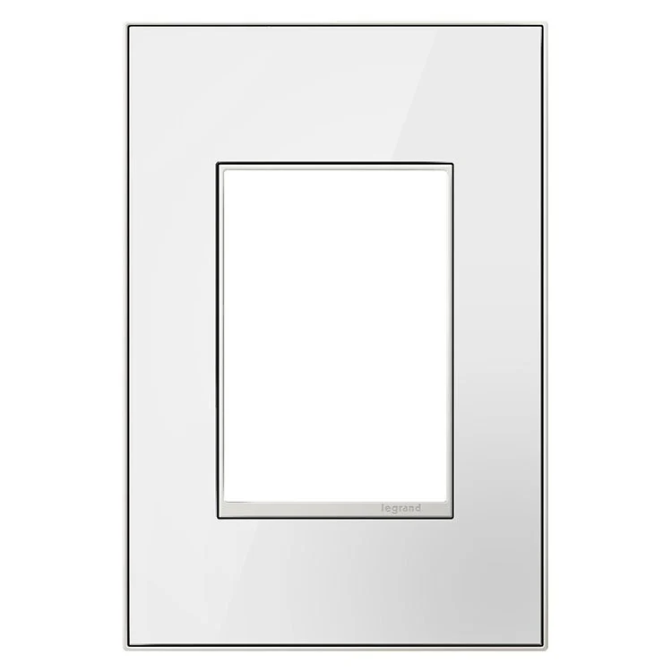 Wall Plate adorne 1 Gang Plus Mirror White 3.45 x 5.13 Inch for adorne Switches/Dimmers and Outlets - Frankwebs