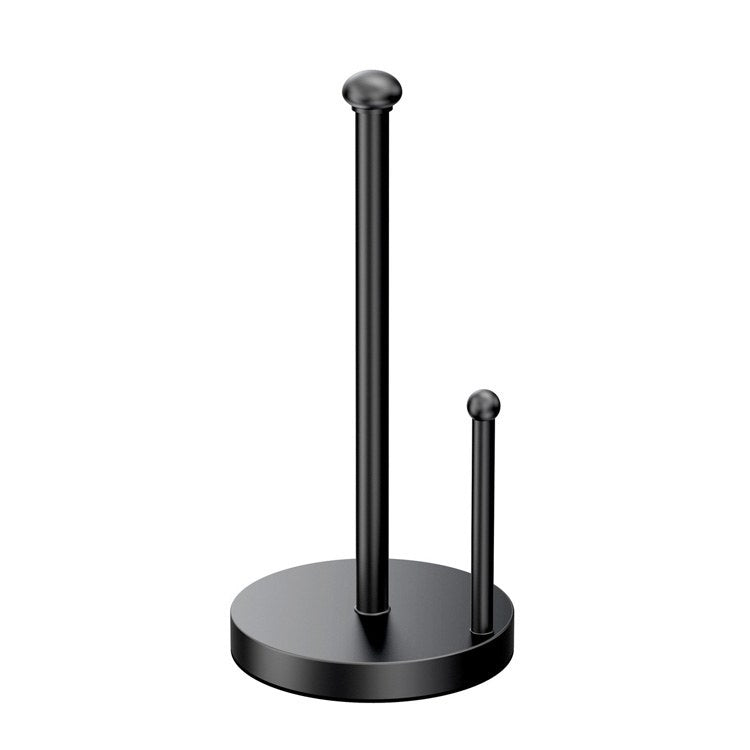 Paper Towel Holder Kitchen Stand Matte Black Brass - Frankwebs