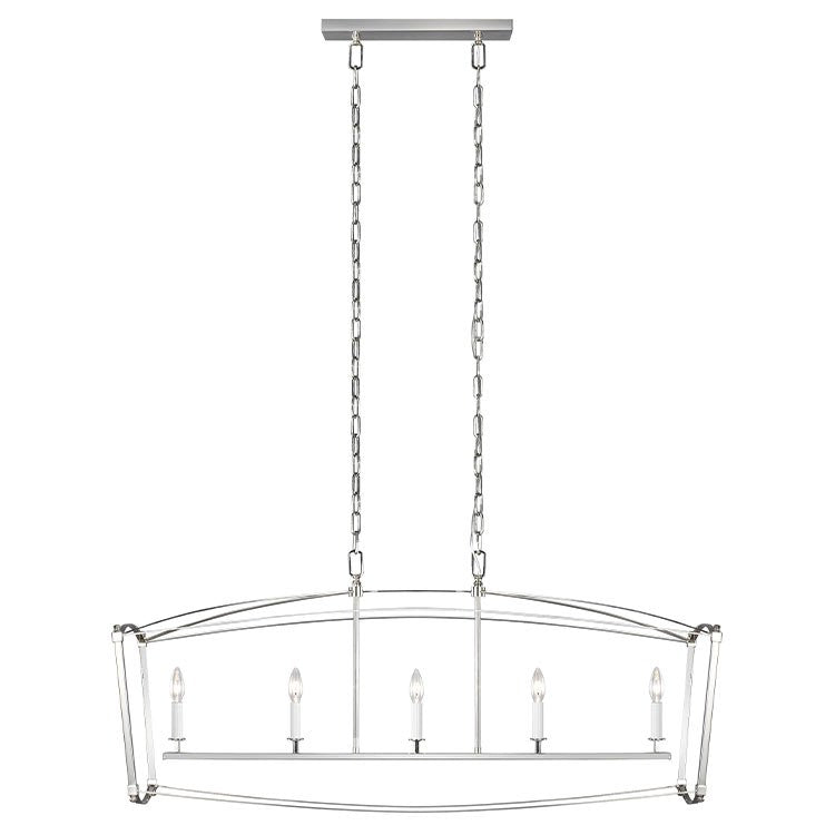 Thayer Five-Light Linear Chandelier - Frankwebs