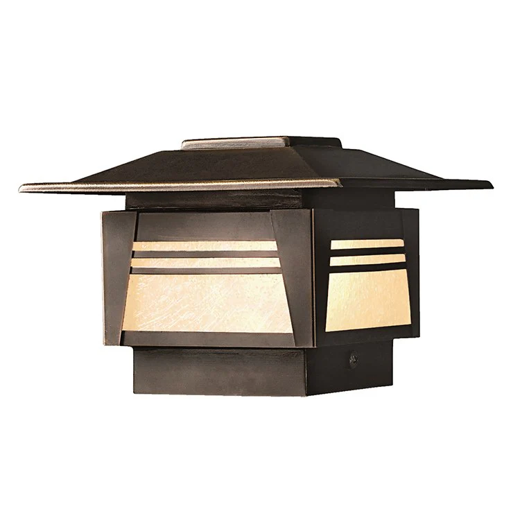 Zen Garden Single-Light 12-Volt Deck Post Lighting Fixture - Frankwebs