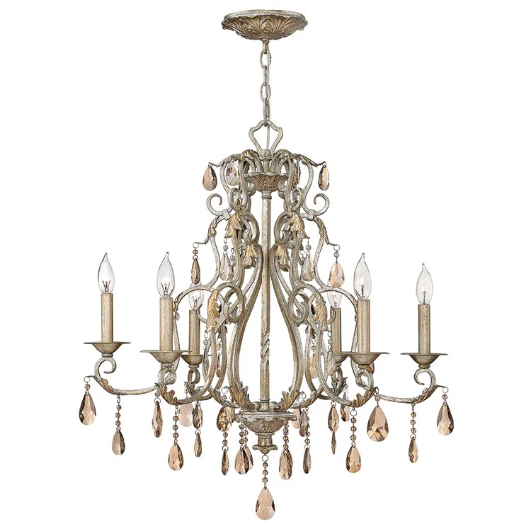 Carlton Six-Light Single-Tier Chandelier - Frankwebs