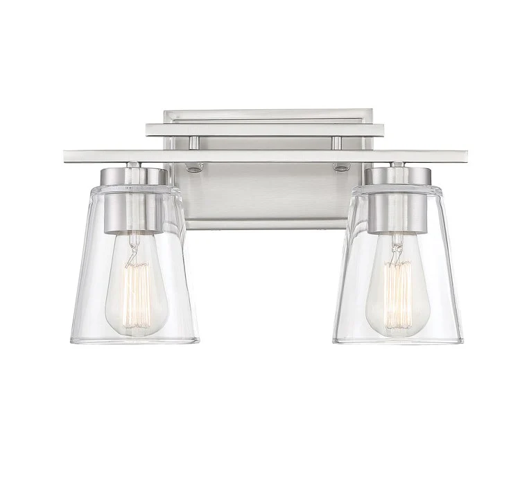 Calhoun Two-Light Bathroom Vanity Fixture - Frankwebs
