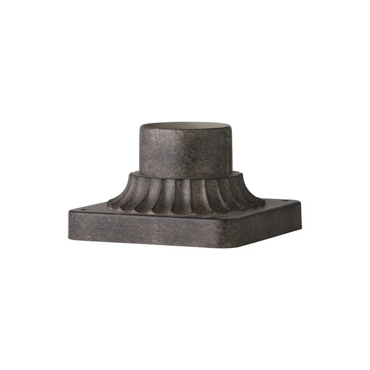 Outdoor Fluted Pier Mount with Square Base - Frankwebs