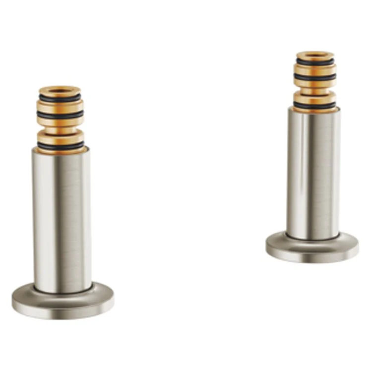 Tub Filler Union Kintsu Deck Mount Riser Brilliance Luxe Steel Brass for T70310-XXLHP Body Assembly and T7030X-XX Trim Kit 2-1/5 Inch - Frankwebs