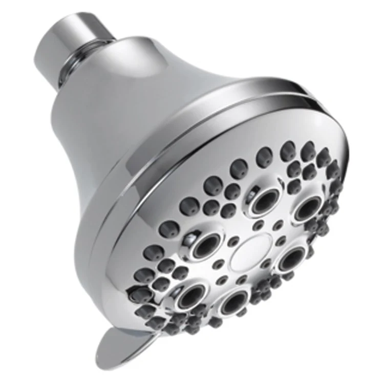 Showerhead Universal Showering Components 5 Function Premium Round Chrome 3-21/32 Inch 1.75 Gallons per Minute Full Body Full with Massage Fast Massage High Efficiency Spray - Frankwebs