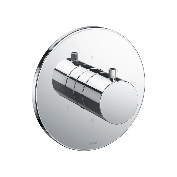 Diverter Trim Round 3 Way with Off Brushed Nickel 1 Knob for Requires Valve TBN01101U - Frankwebs