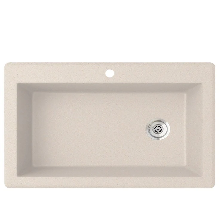 Kitchen Sink 33 x 22 Inch 1 Bowl 1 Hole Granito Drop in - Frankwebs