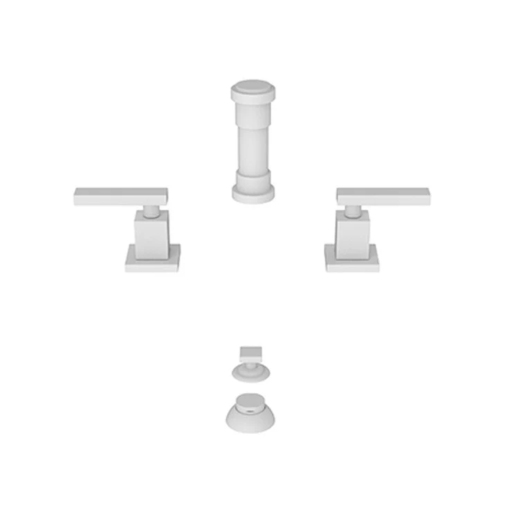 Bidet Faucet Secant 8 to 16 Inch Spread 2 Lever ADA Flat Black - Frankwebs