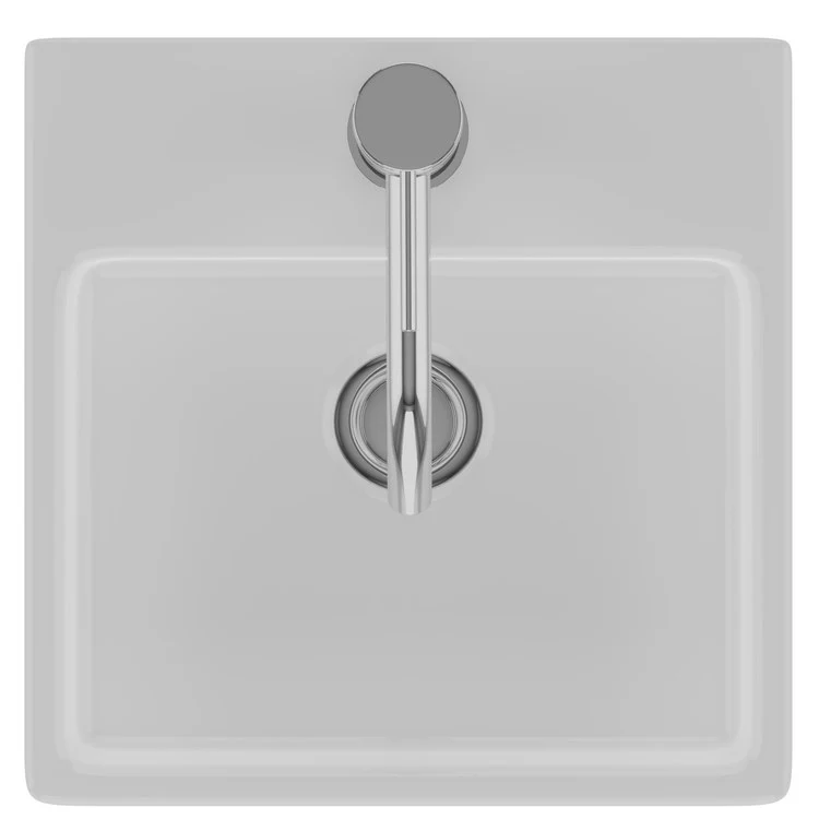 Lavatory Sink Mini Nova Wall Hung 12-5/8 Inch Square White - Frankwebs