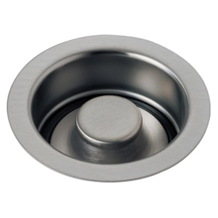 Disposal Flange with Stopper Black Stainless 4-1/2 Inch Brass for Kitchen Sink - Frankwebs