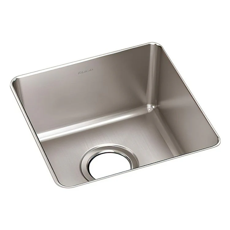 Kitchen Sink Lustertone Iconix 14.5 x 14.5 Inch Single Bowl Luminous Satin Undermount - Frankwebs