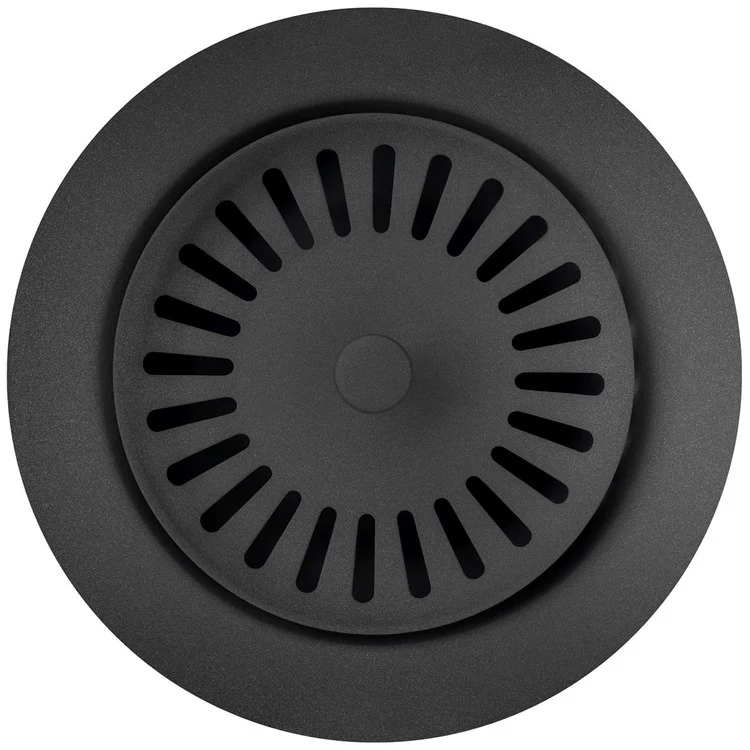 Drain Assembly Basket Strainer Anthracite 4.6L x 4.6W x 2.5H Inch Stainless Steel - Frankwebs
