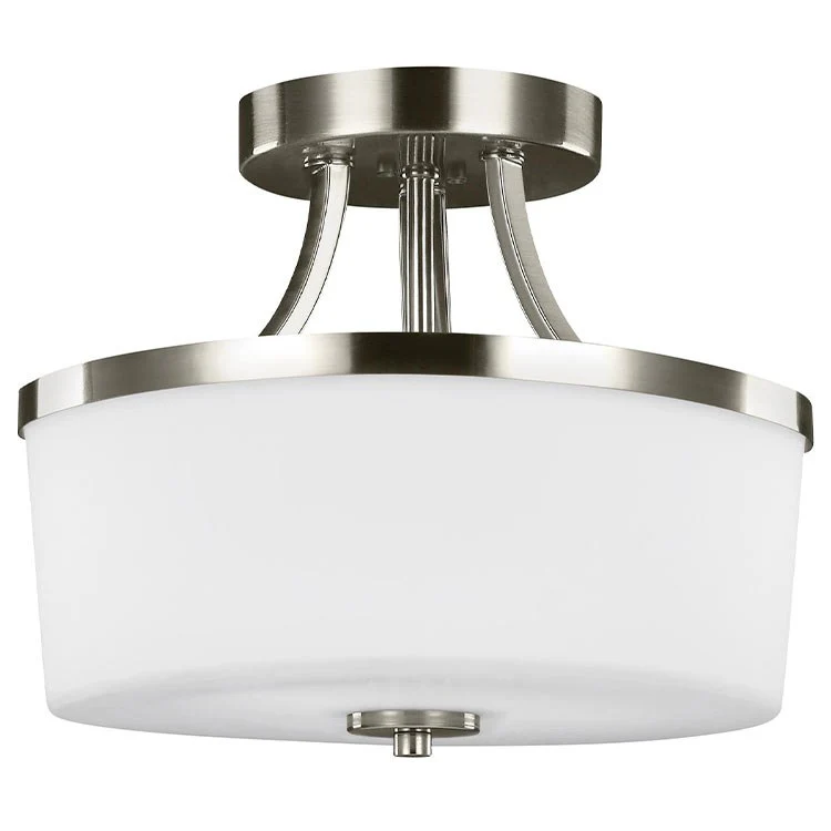Hettinger Two-Light Convertible Semi-Flush Mount Ceiling Fixture/Pendant - Frankwebs