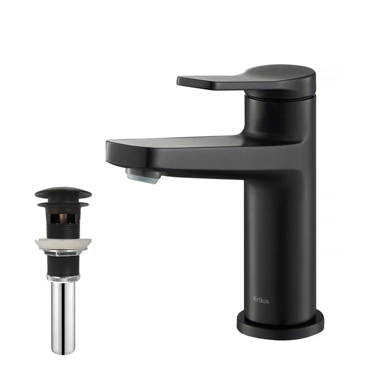 Indy Single Handle Bathroom Faucet with Pop-Up Drain with Pop-Up Drain and Overflow - Frankwebs