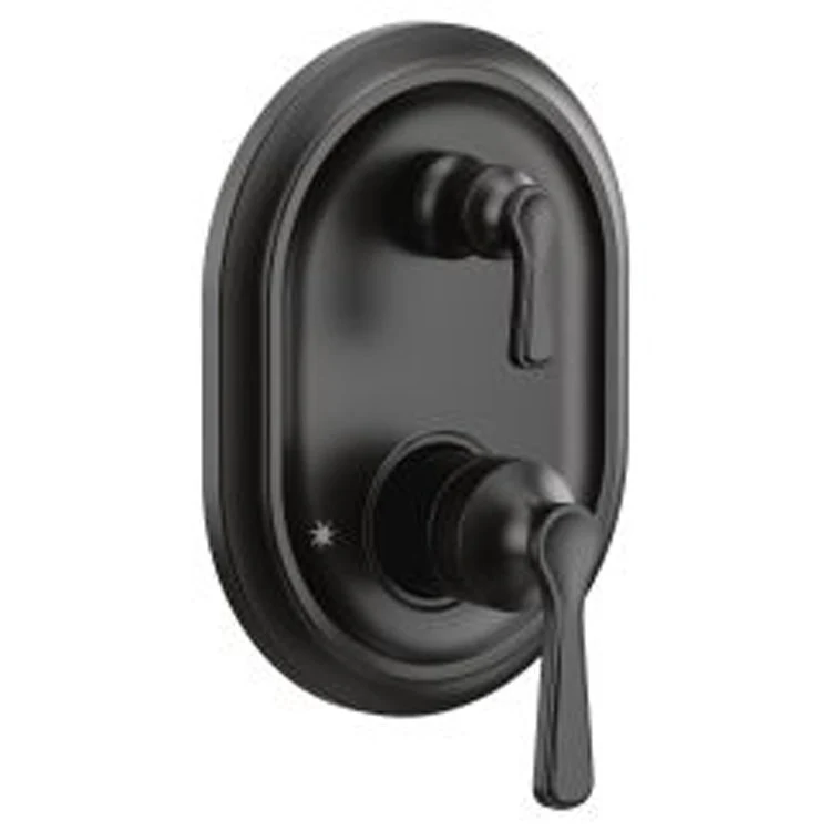 Valve Trim Colinet M-Core 3-Series with Integrated Diverter 2 Lever Matte Black ADA - Frankwebs