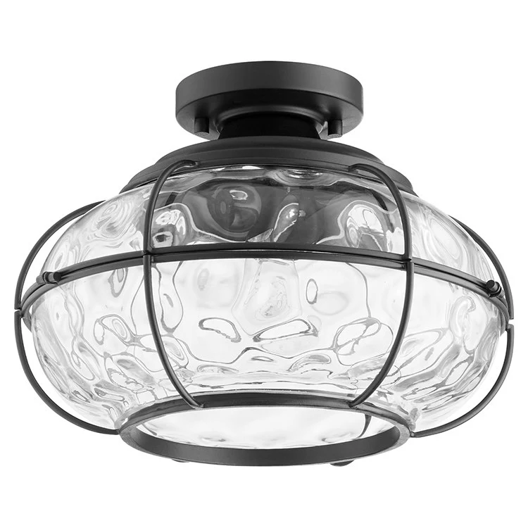 Hudson Single-Light Semi-Flush Mount Ceiling Fixture - Frankwebs