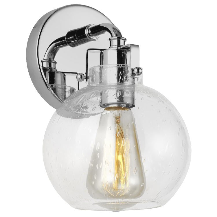 Clara Single-Light Bathroom Wall Sconce - Frankwebs