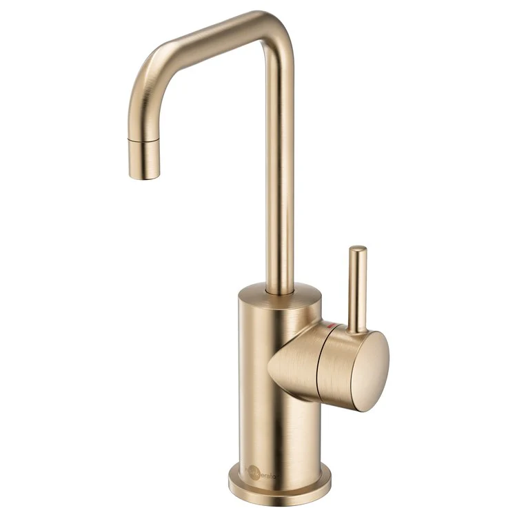Hot Water Dispenser Showroom Modern 3020 Instant 1 Lever ADA Mid Arc Swivel 360 DEG Brushed Bronze - Frankwebs
