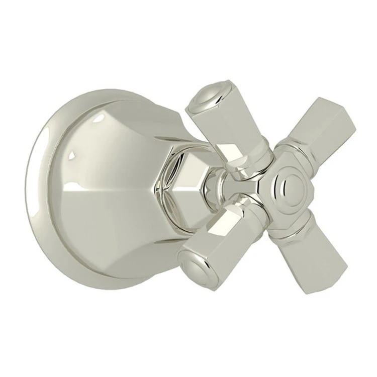 Volume Control Trim Palladian with Diverter 1 Cross Polished Nickel - Frankwebs